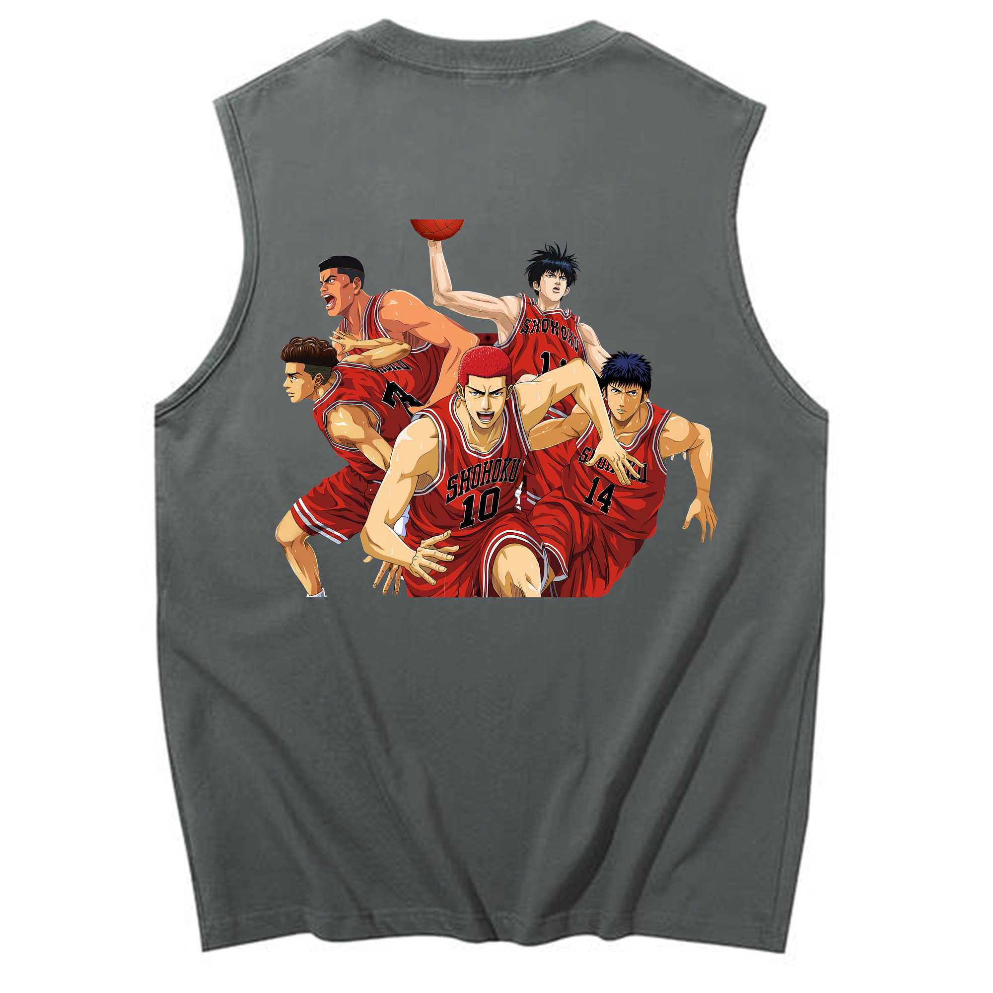 （画像用） SLAM DUNK／スラムダンク コットン100％タンクトップ（背面プリント）